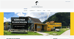 Desktop Screenshot of kaerntner-flugschulen.at